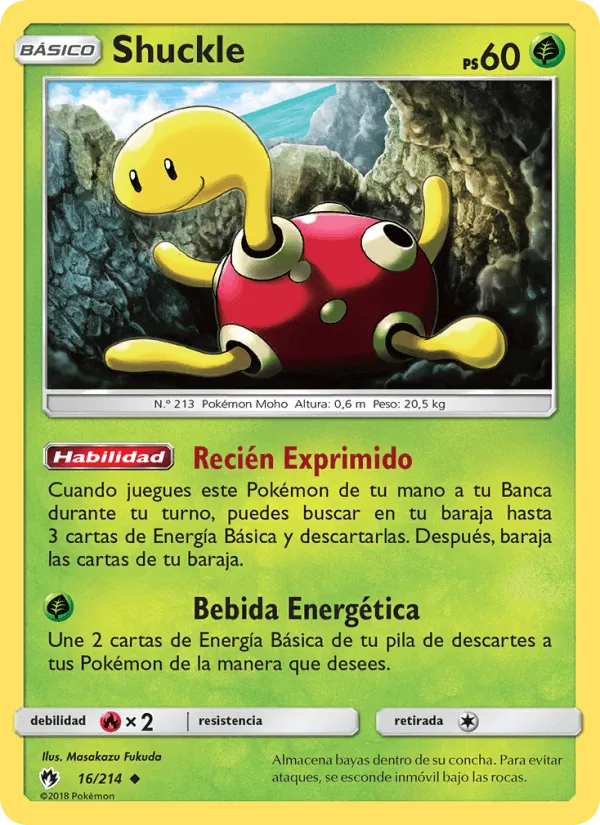 Shuckle · Truenos Perdidos 16/214