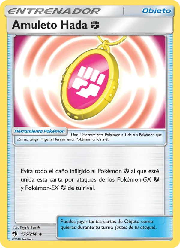 Amuleto Hada Fighting · Truenos Perdidos 176/214