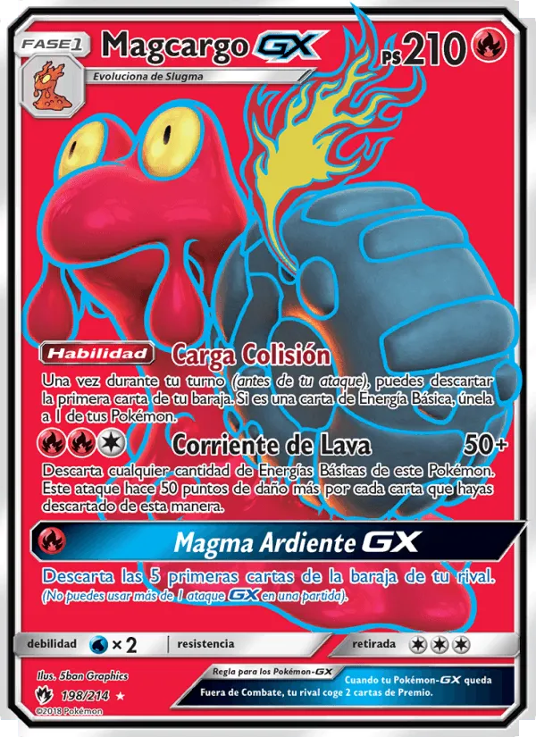 Magcargo GX · Truenos Perdidos 198/214