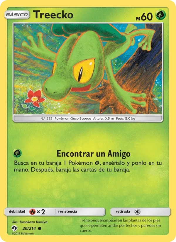 Treecko · Truenos Perdidos 20/214