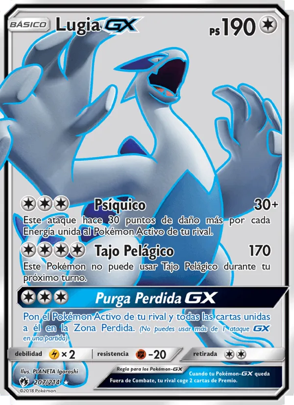 Lugia GX · Truenos Perdidos 207/214
