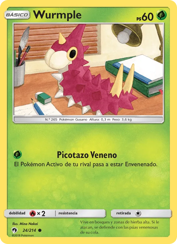 Wurmple · Truenos Perdidos 24/214