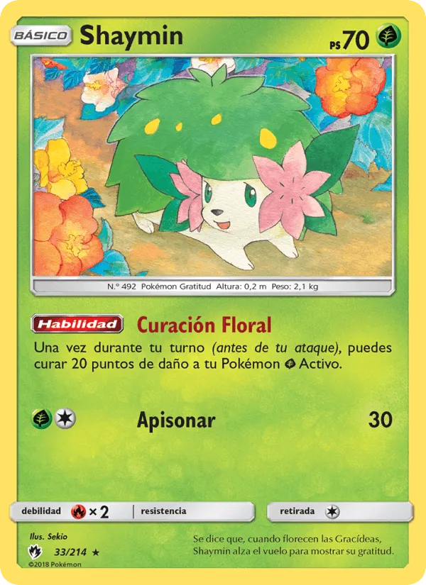 Shaymin · Truenos Perdidos 33/214