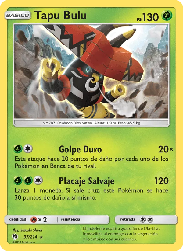 Tapu Bulu · Truenos Perdidos 37/214