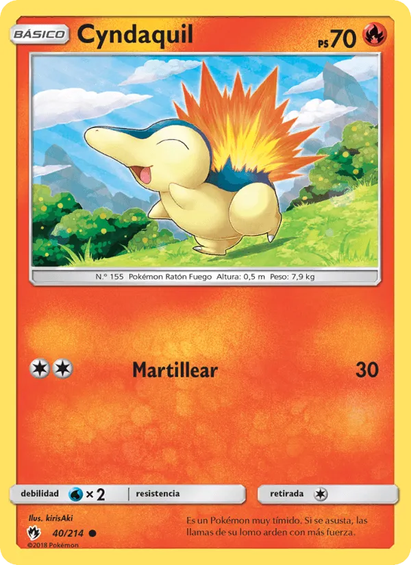 Cyndaquil · Truenos Perdidos 40/214