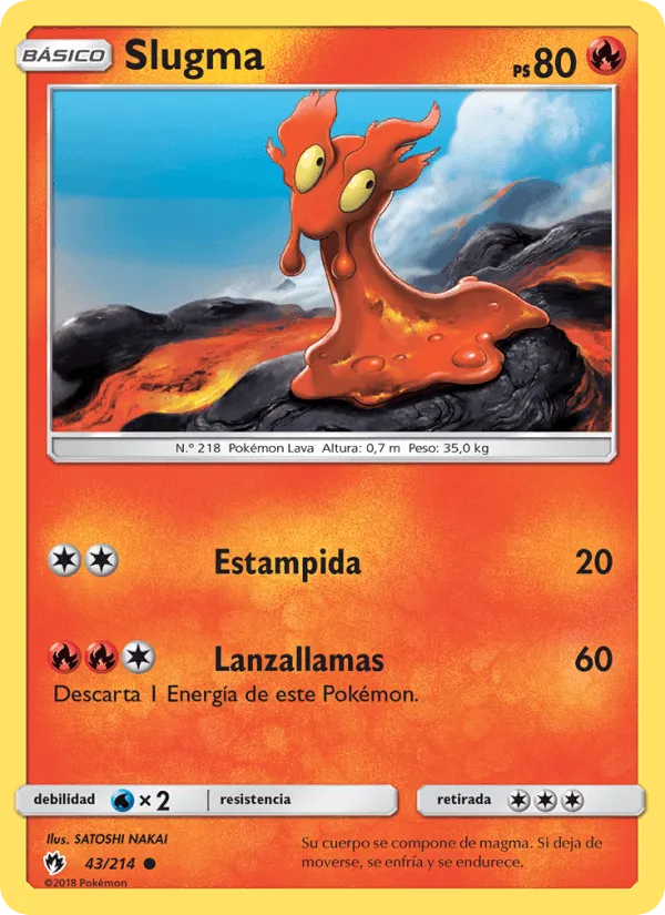 Slugma · Truenos Perdidos 43/214