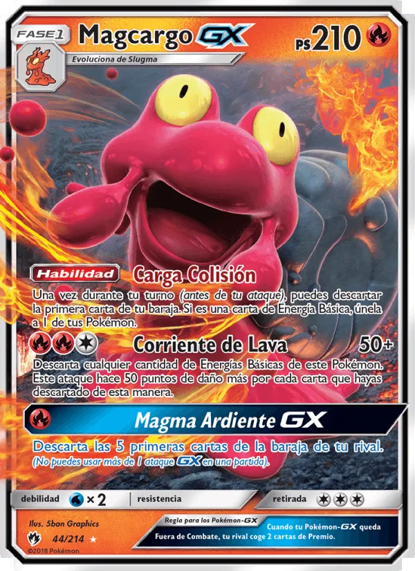 Magcargo GX · Truenos Perdidos 44/214
