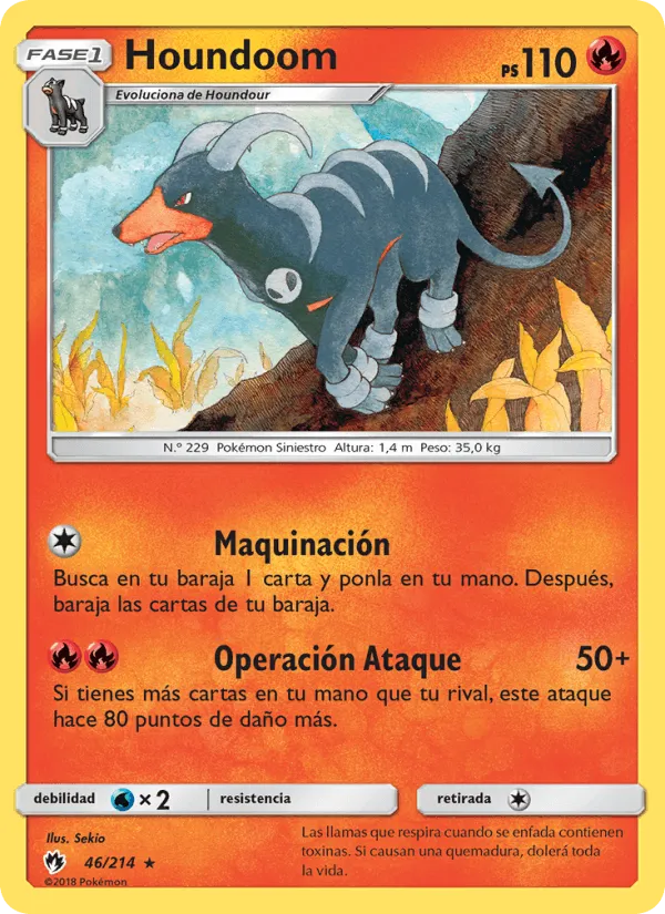 Houndoom · Truenos Perdidos 46/214