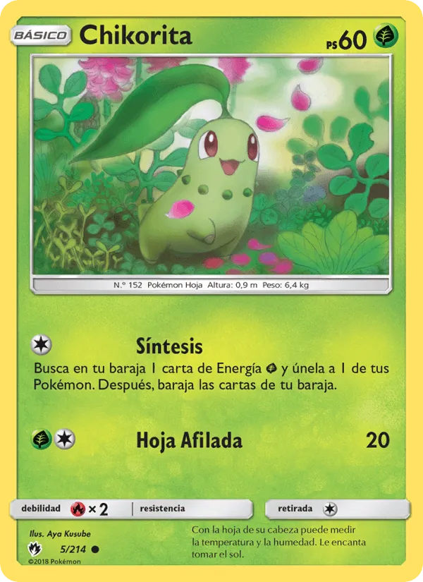 Chikorita · Truenos Perdidos 5/214