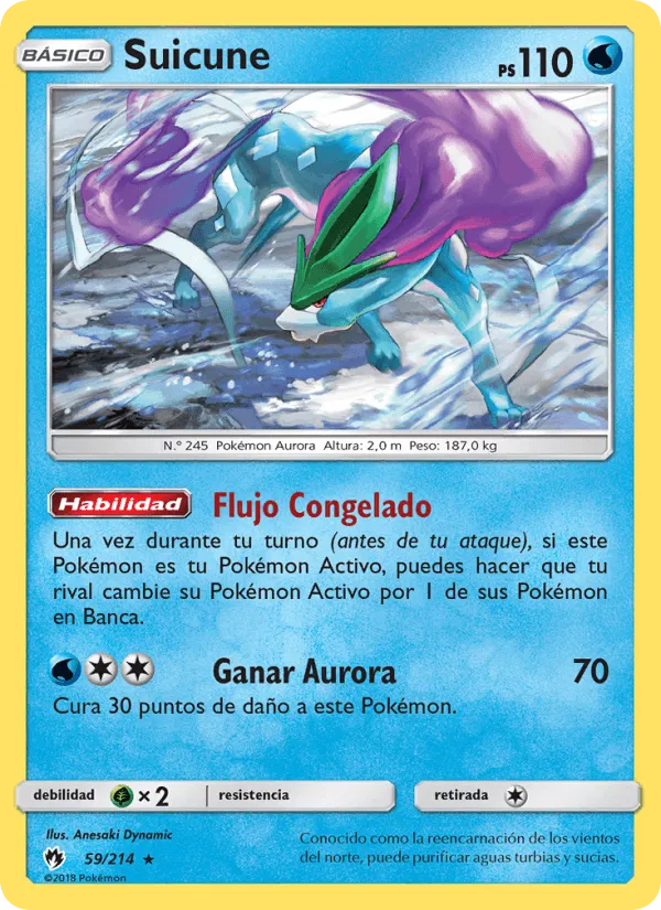 Suicune · Truenos Perdidos 59/214