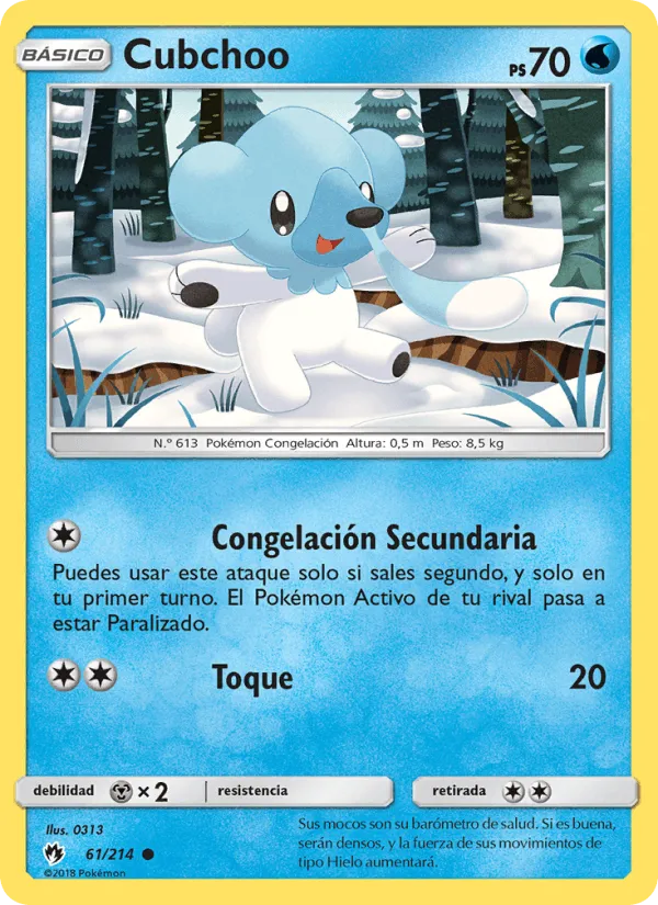 Cubchoo · Truenos Perdidos 61/214
