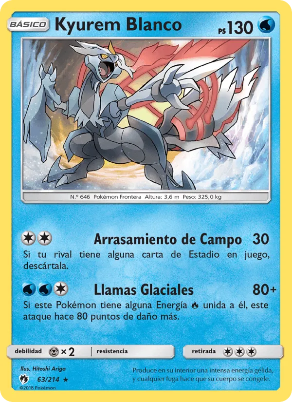 Kyurem Blanco · Truenos Perdidos 63/214