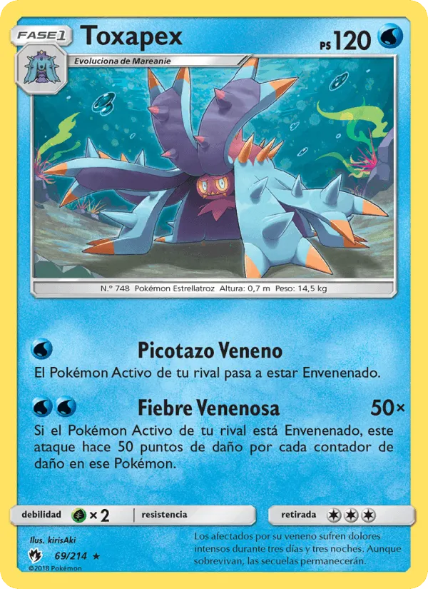 Toxapex · Truenos Perdidos 69/214
