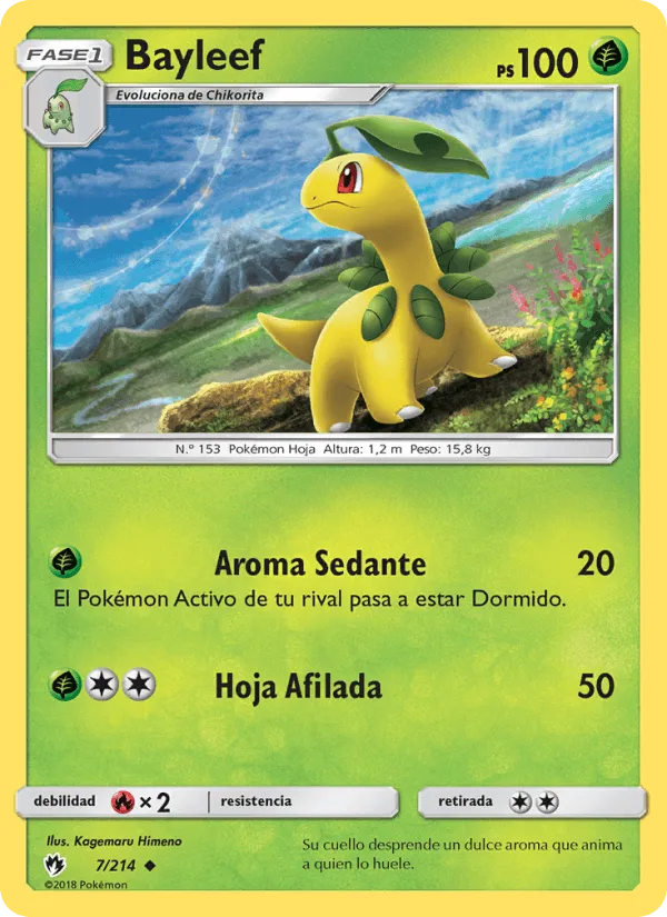 Bayleef · Truenos Perdidos 7/214
