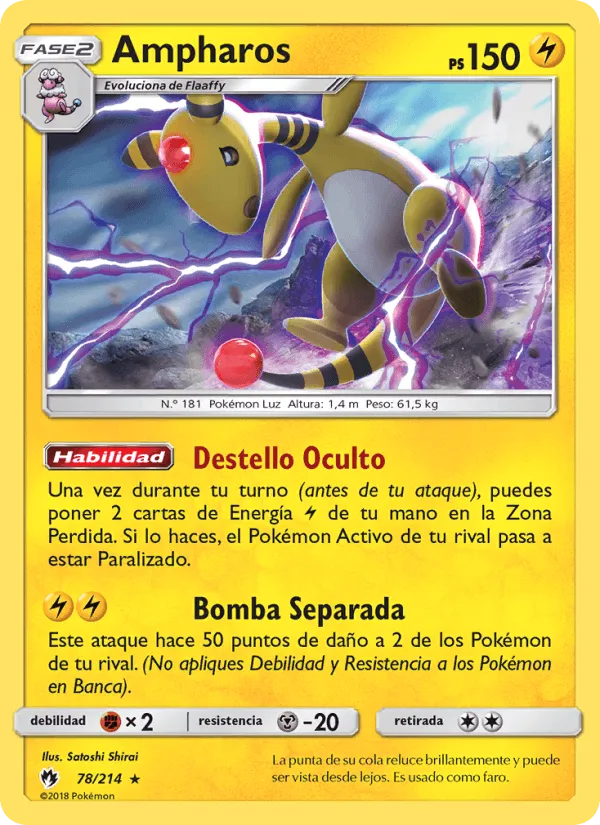 Ampharos · Truenos Perdidos 78/214