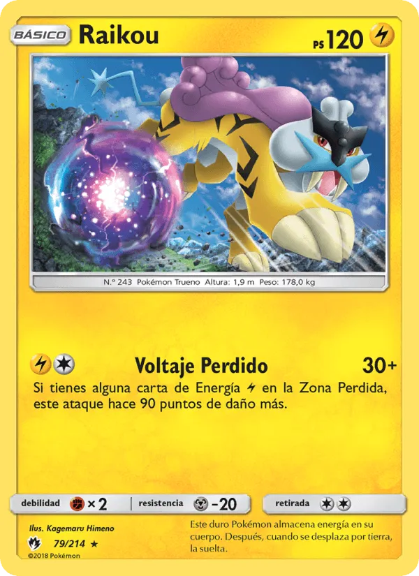 Raikou · Truenos Perdidos 79/214