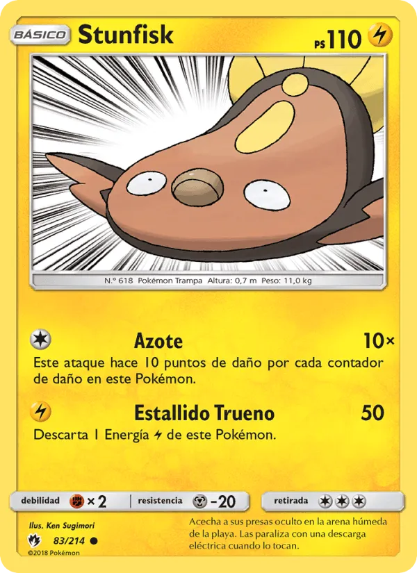 Stunfisk · Truenos Perdidos 83/214