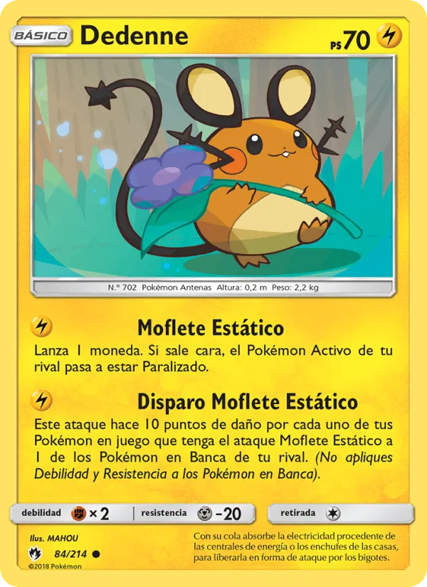 Dedenne · Truenos Perdidos 84/214