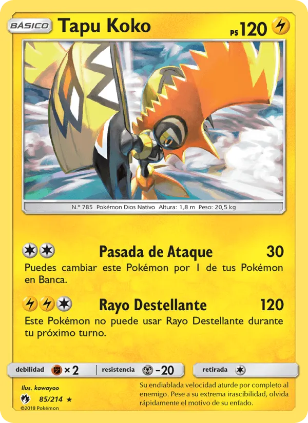 Tapu Koko · Truenos Perdidos 85/214