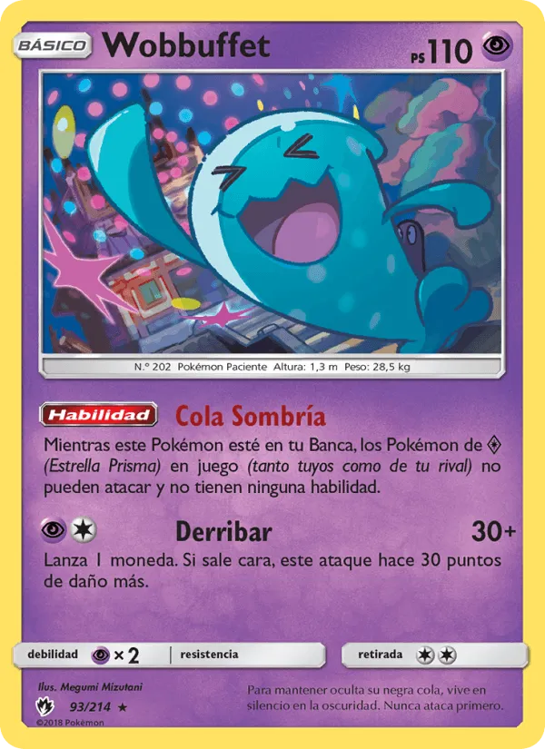 Wobbuffet · Truenos Perdidos 93/214