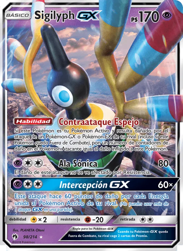 Sigilyph GX · Truenos Perdidos 98/214