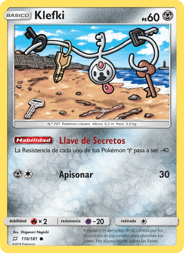 Klefki · Union de Aliados 110/181