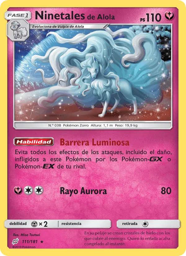 Ninetales de Alola · Union de Aliados 111/181
