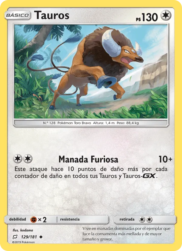 Tauros · Union de Aliados 129/181
