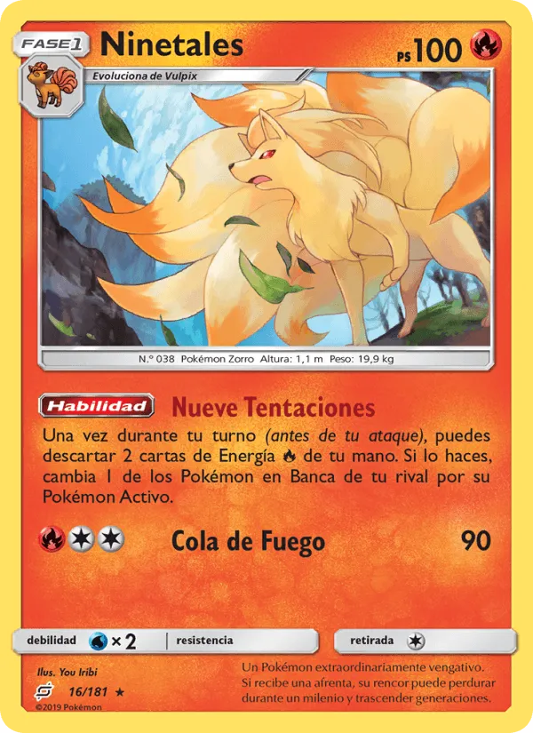 Ninetales · Union de Aliados 16/181