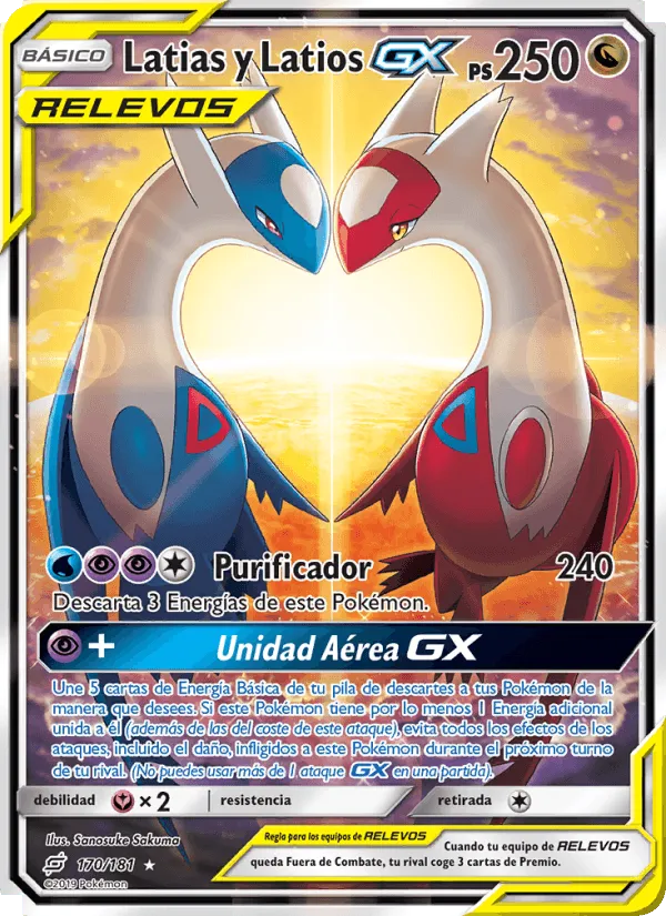 Latias y Latios GX · Union de Aliados 170/181