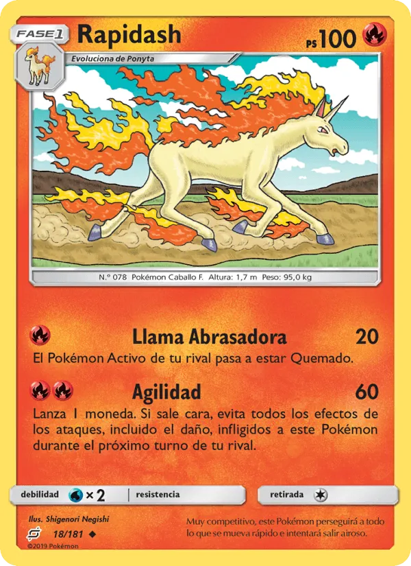 Rapidash · Union de Aliados 18/181