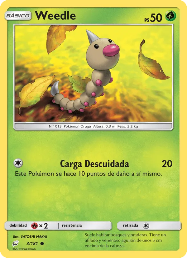 Weedle · Union de Aliados 3/181