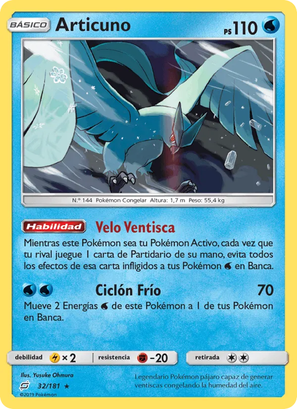 Articuno · Union de Aliados 32/181
