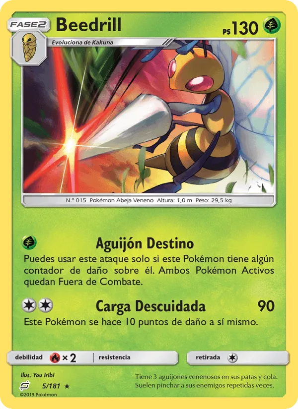 Beedrill · Union de Aliados 5/181