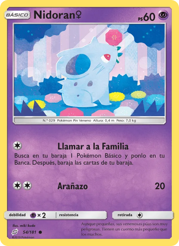 Nidoran♀ · Union de Aliados 54/181