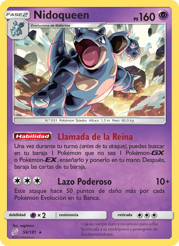 Nidoqueen · Union de Aliados 56/181