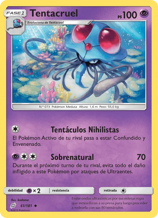 Tentacruel · Union de Aliados 61/181