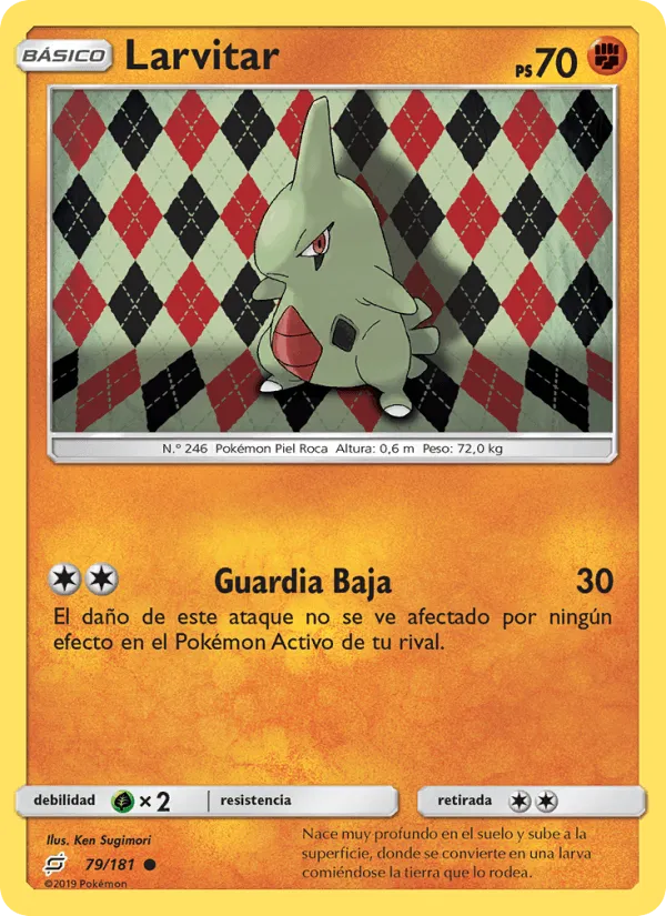 Larvitar · Union de Aliados 79/181