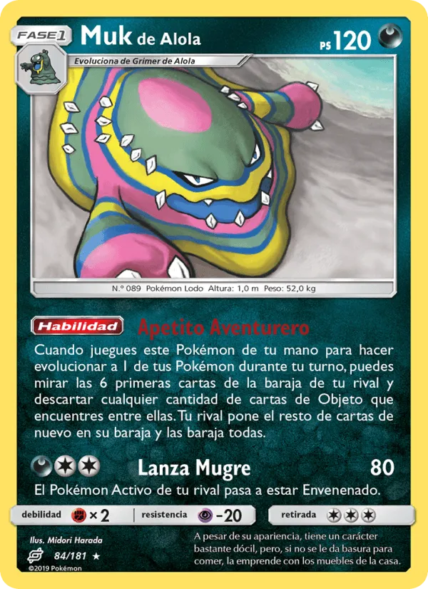 Muk de Alola · Union de Aliados 84/181