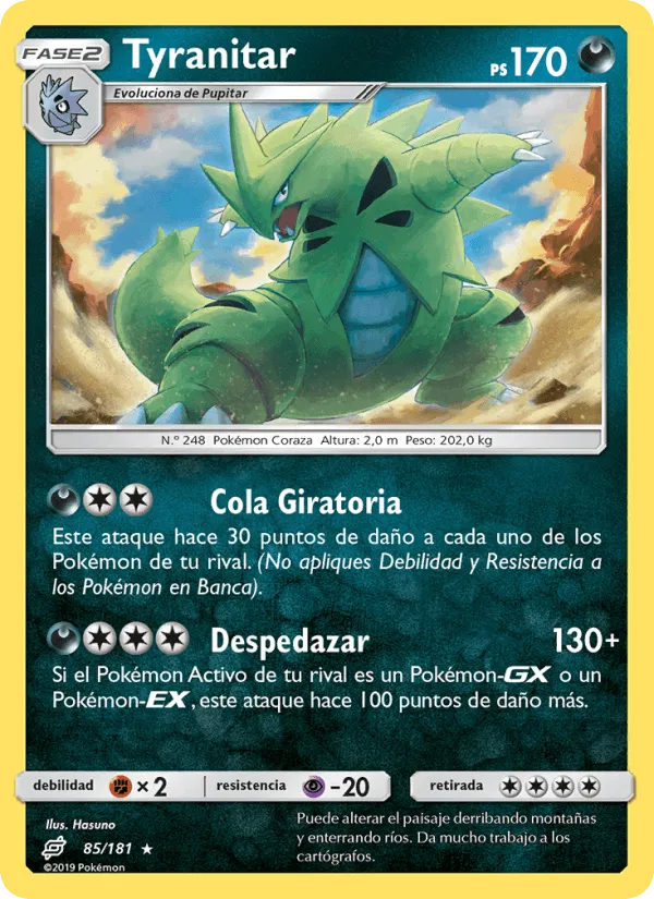 Tyranitar · Union de Aliados 85/181