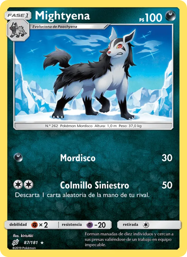 Mightyena · Union de Aliados 87/181