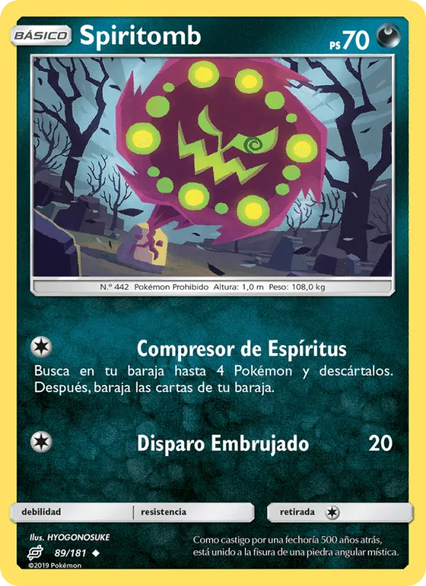 Spiritomb · Union de Aliados 89/181