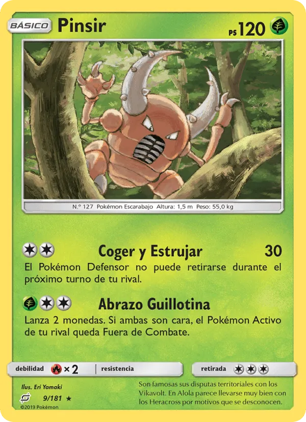 Pinsir · Union de Aliados 9/181