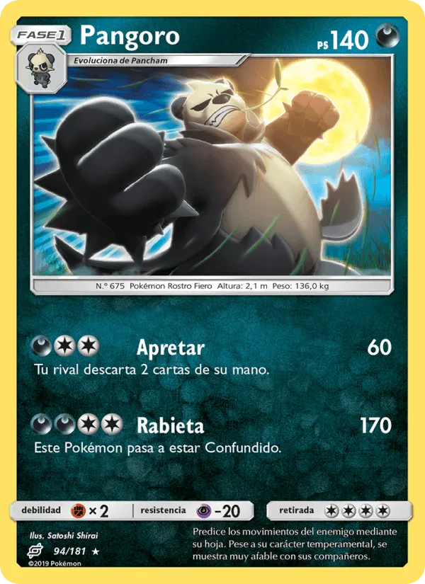 Pangoro · Union de Aliados 94/181