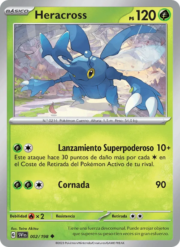 Heracross · Escarlata y Púrpura 002/198