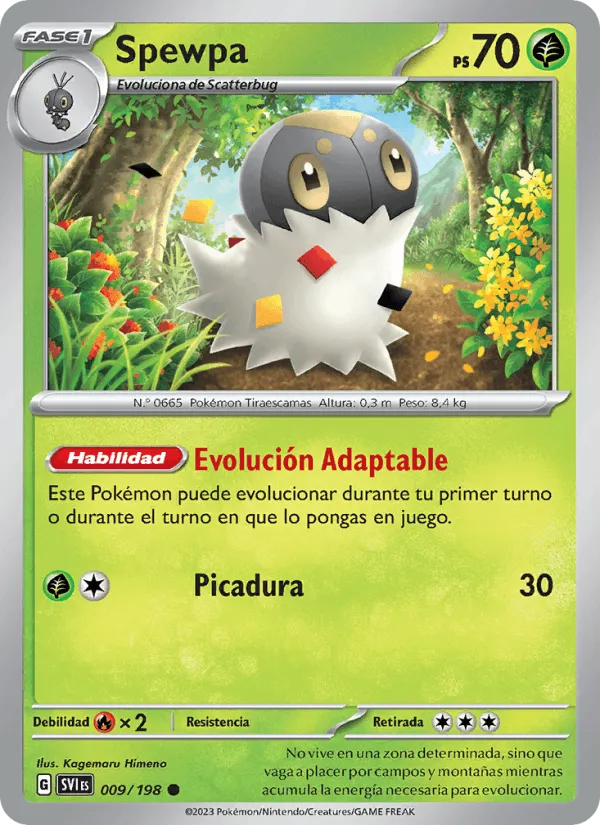 Spewpa · Escarlata y Púrpura 009/198