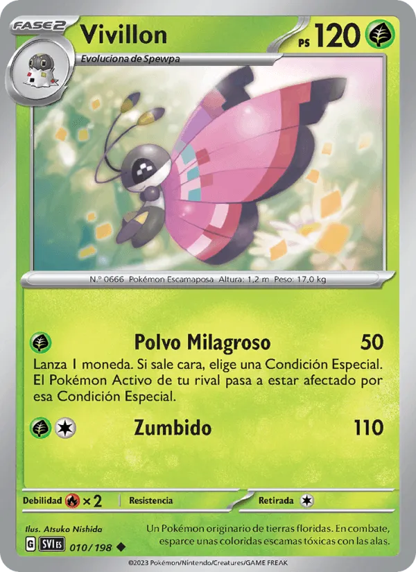 Vivillon · Escarlata y Púrpura 010/198