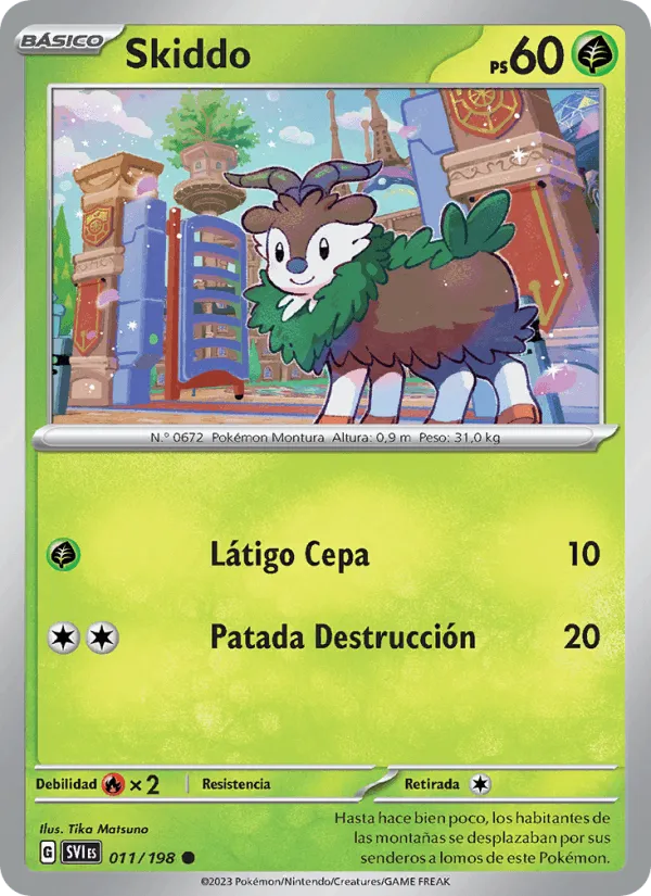 Skiddo · Escarlata y Púrpura 011/198