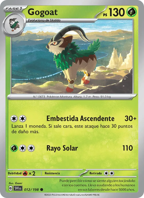 Gogoat · Escarlata y Púrpura 012/198
