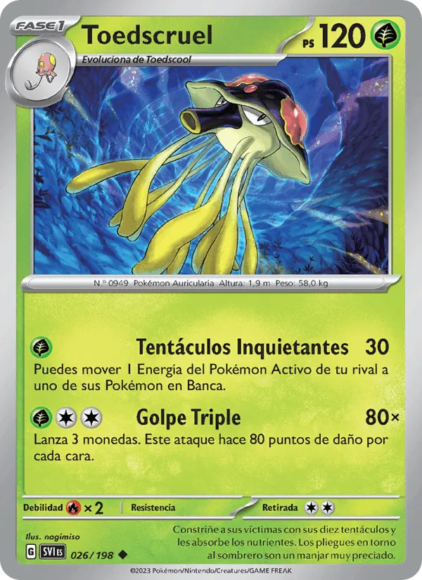 Toedscruel · Escarlata y Púrpura 026/198